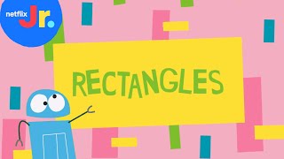 What Is A Rectangle  Shape Songs with the StoryBots  Netflix Jr [upl. by Pazit823]