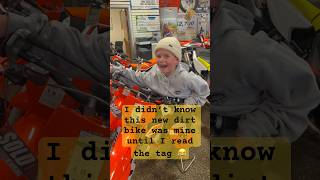 He didn’t know it was HIS reaction kidsvideo dirtbike [upl. by Jairia738]