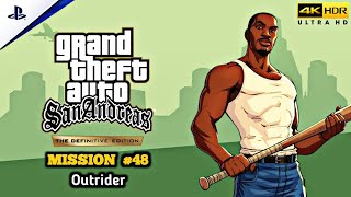 GTA San Andreas Definitive Edition  Mission 48  Outrider  4K 60FPS HDR [upl. by Teador620]