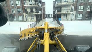 housing complex plowing Komatsu WA270 W Metalpless LiveEdge [upl. by Tabib335]