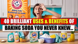 40 Incredible Baking Soda Uses Benefits You Didn’t Know  Health amp Home Hacks Revealed How to cook [upl. by Kathlene961]