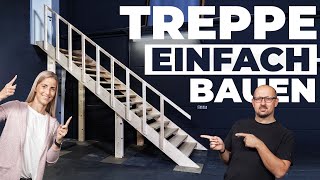 Eine Treppe einfach selber bauen  das kann jeder [upl. by Eggleston]