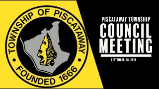 Piscataway Township Council Meeting September 10 2024 [upl. by Gae]