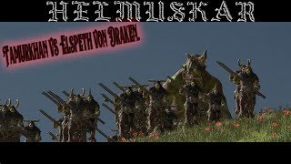 Tamurkhan vs Elspeth von draken Warhammer Cinema [upl. by Auvil395]