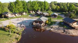 Glamping at Vakantiepark Sallandshoeve the Netherlands [upl. by Bork]