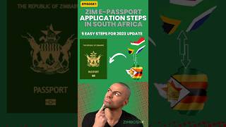 Zimbabwe ePassport Application Process in South Africa [upl. by Connett]