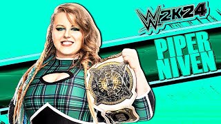 WWE 2K24  Piper Niven Signatures and Finishers [upl. by Ellicott]