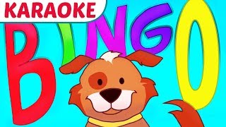 BINGO KARAOKE  Nursery Rhyme  Song Lyrics  Sing With Your Kids amp Toddlers [upl. by Arret357]