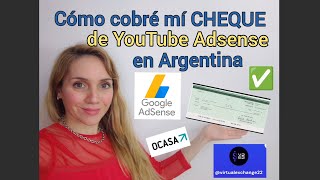 💲📨Como cobré mí cheque Youtube AdSense en Argentina 2024 y Cómo solicitar su envío 🌟🌟🌟🪙💵📩💲💲💲💲💲💲💲💲➡️💲 [upl. by Mallin624]