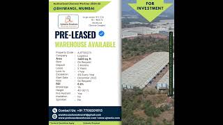 3400SQ FT COMMERCIAL SPACE PRELEASED PROPERTY AVAILABLE FOR INVESTMENT IN BHIWANDI MUMBAI [upl. by Amyas]