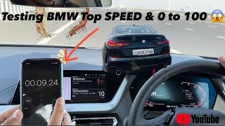 Testing 0 to 100 of BMW 220i on Mumbai Expressway 😱🏁  Top speed of BMW [upl. by Petula]