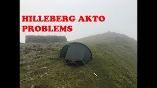 Hilleberg Akto Problems Review [upl. by Kemeny]