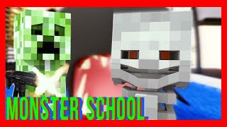 Monster School in REAL LIFE Shark Attack Minecraft Animation [upl. by Nrevel]