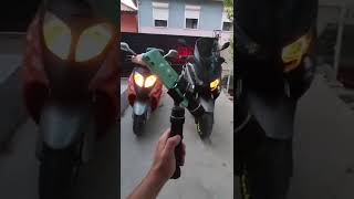 yamaha x max 250 vs mondial 150hs scooter [upl. by Maxima]