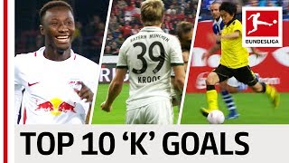 Keita Kagawa Kroos amp More  Top 10 Goals  Players With quotKquot [upl. by Pietrek614]