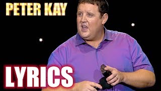 Misheard Lyrics  Peter Kay The Tour That Didnt Tour Tour [upl. by Nobell16]