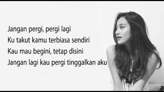 Salshabilla – Jangan Pergi lirik [upl. by Leahcimrej]