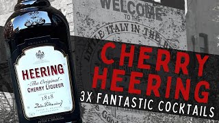 3x CHERRY HEERING Cocktails  Cherry Liqueur [upl. by Etennaej794]