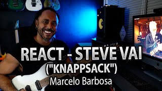 Steve Vai  Knappsack REACTEACHING [upl. by Neeleuqcaj]