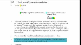 Les crédits dimpôt personnels partie 12018 [upl. by Darken]