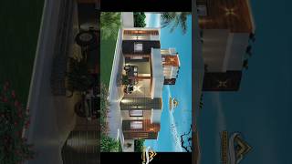 40x40 Modern House Elevation design 🏠 Designing HutDESIGNING HUT [upl. by Nesrac]