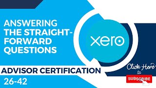 XERO CERTIFICATION  QUESTION AND ANSWER 2642 xero answerkey [upl. by Wilfrid]