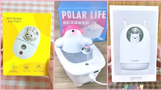 Unboxing Cute Humidifier amp Mist Spray  Kawaii Tik Tok Compilation [upl. by Ahsrats]