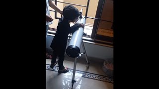 Our space F70076 telescope unboxing [upl. by Nevetse234]