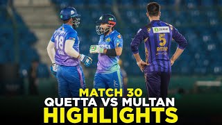 PSL 9  Full Highlights  Quetta Gladiators vs Multan Sultans  Match 30  M2A1A [upl. by Marianne841]