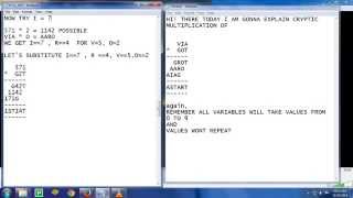 ELITMUS QUESTION CRYPTARITHMETIC MULTIPLICATION FREQUENTLY ASKED PROBLEM WITH SOLUTION [upl. by Merrily]