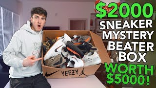 Unboxing A 2000 Box Of Mystery quotBeaterquot Sneakers [upl. by Mitch]