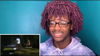 Sia Chandelier Performance Live on Ellen reaction [upl. by Annalla675]