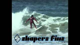 Shapers Fin Shaun Cansdell Ripping [upl. by Enitsenre476]