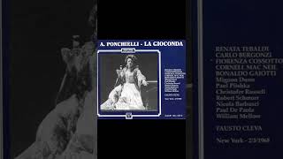 Carlo Bergonzi amp Cornell MacNeil live in La Gioconda opera classicalmusic [upl. by Mercie568]