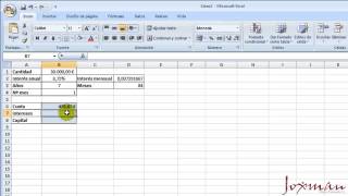 07Excel avanzado Las funciones pago pagoint y pagoprin [upl. by Ycak]