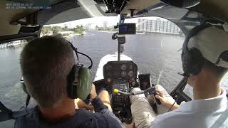 Helicopter landing on Valder Yacht [upl. by Nemlaz53]