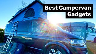 Essential Camper Van Gadgets amp Accessories  Van Life Must Haves [upl. by Aicnatsnoc]