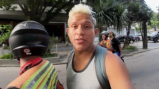 Mototaxis in the Brazilian Favela try scamming us [upl. by Esilehs362]