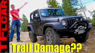 Tall Rocks Low Jeep Heres How a Stock Wrangler Takes on a Hard Trail [upl. by Oys]