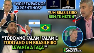 MEDO DOS TIMES BRASILEIROS EXPECTATIVA ARGENTINA PRA SORTEIOS DA LIBERTADORES E SULAMERICANA [upl. by Dominick]