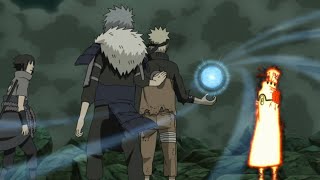 Minato Naruto Sasuke e Tobirama vs Obito Rikudou  Naruto Shippuden [upl. by Yentirb]