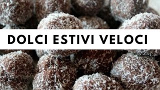 DOLCI VELOCI 3 RICETTE DA FARE IN UN LAMPO [upl. by Ylim176]