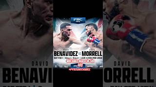 Benavidez vs Morrell will be 🔥 davidbenavidez davidmorrell trending boxing canelo lasvegas [upl. by Yolanthe793]