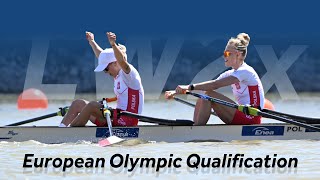 2024 World Rowing European Olympic Qualification Regatta  Lightweight Womens Double Sculls [upl. by Nevin10]