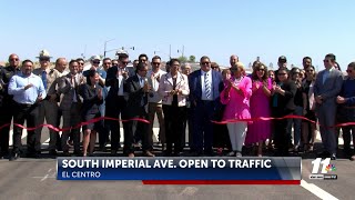 South Imperial Avenue in El Centro to open to traffic [upl. by Schramke769]