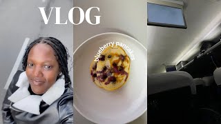 VLOG grocery shopping making blueberry pancakes chitchat 18hours road trip [upl. by Francois]