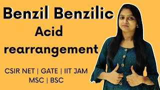 NR6● Benzil benzilic acid rearrangement mechanism in hindi  Miss Chemistry [upl. by Australia]