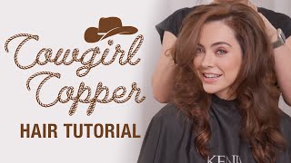 Cowgirl Copper Hair Color Trend Tutorial  Trending Warm Seasonal Hair Color  Kenra Color [upl. by Eizzik]