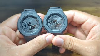 GSHOCK GA2100 Vs GAB2100 Watch Feat DW5600 [upl. by Akimak887]