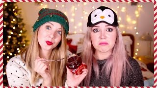 Whats In My Mouth Christmas Edition With Gabbie  Zoella [upl. by Adrienne]